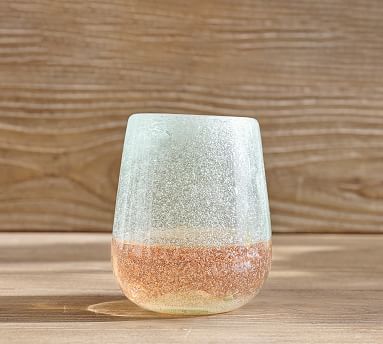 Vinglacé: Stemless Wine Glass - Sea Glass