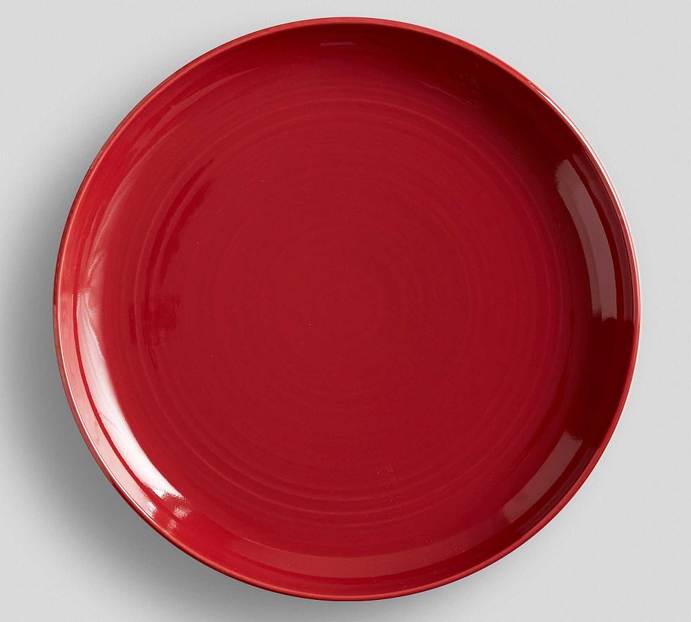 Joshua Stoneware Dinner Plate Red Pottery Barn