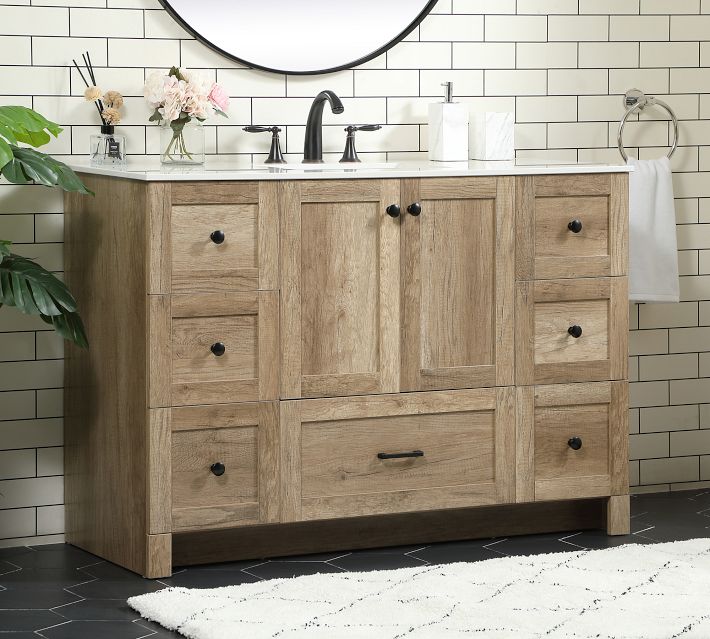 60 inch double sink on sale vanity natural wood