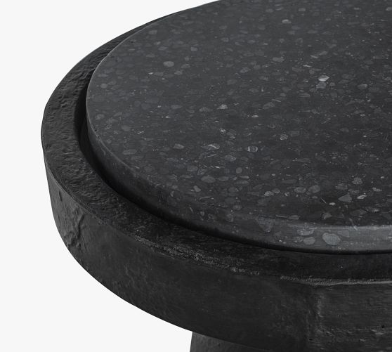 Willow Round Terrazzo Accent Table Pottery Barn