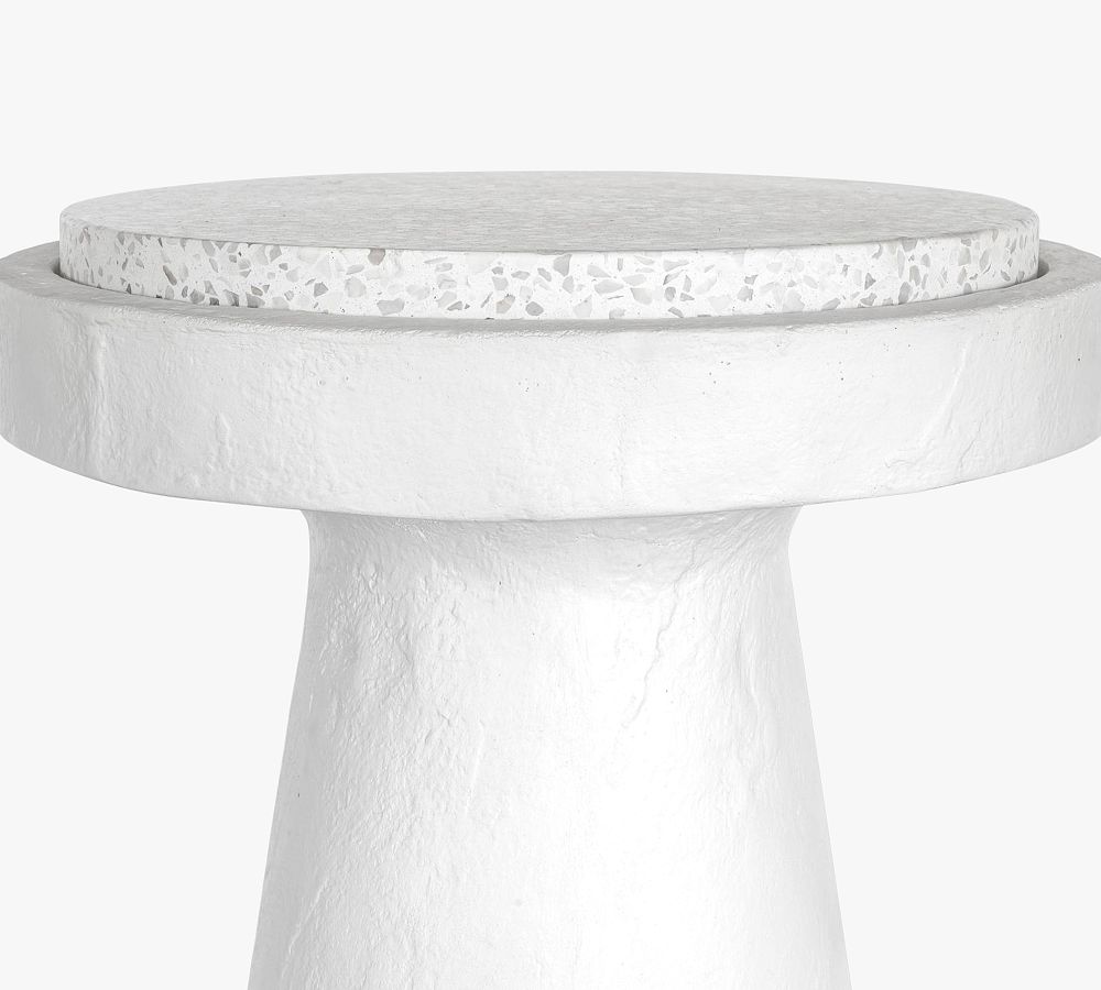 Willow Round Terrazzo Accent Table Pottery Barn