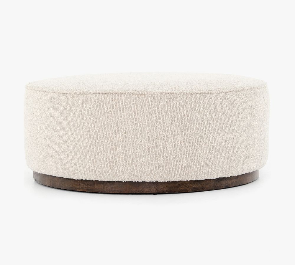 Arroyo Round Ottoman | Pottery Barn