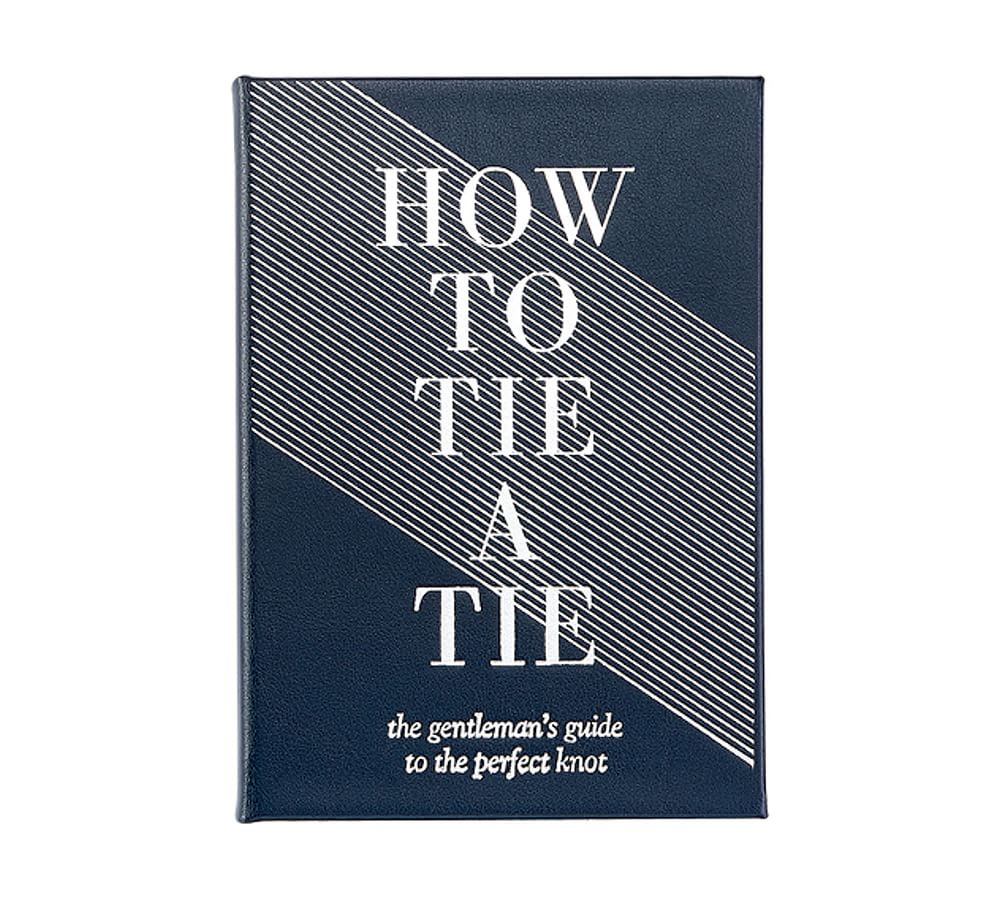 How to Tie A Tie LeatherBound Book Pottery Barn
