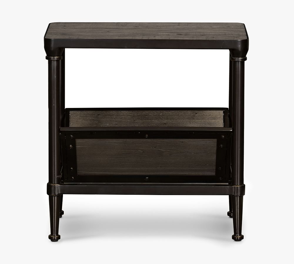 Juno Rectangular Reclaimed Wood End Table | Pottery Barn