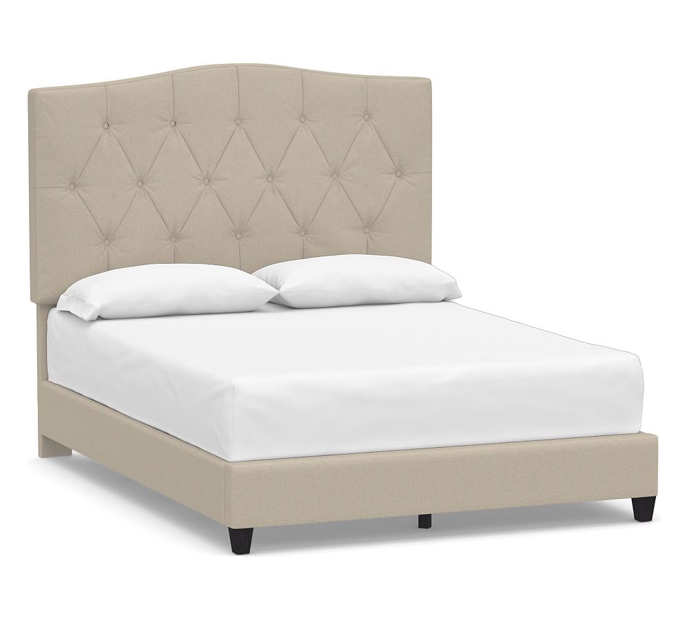 Elliot Curved Tufted Upholstered Bed