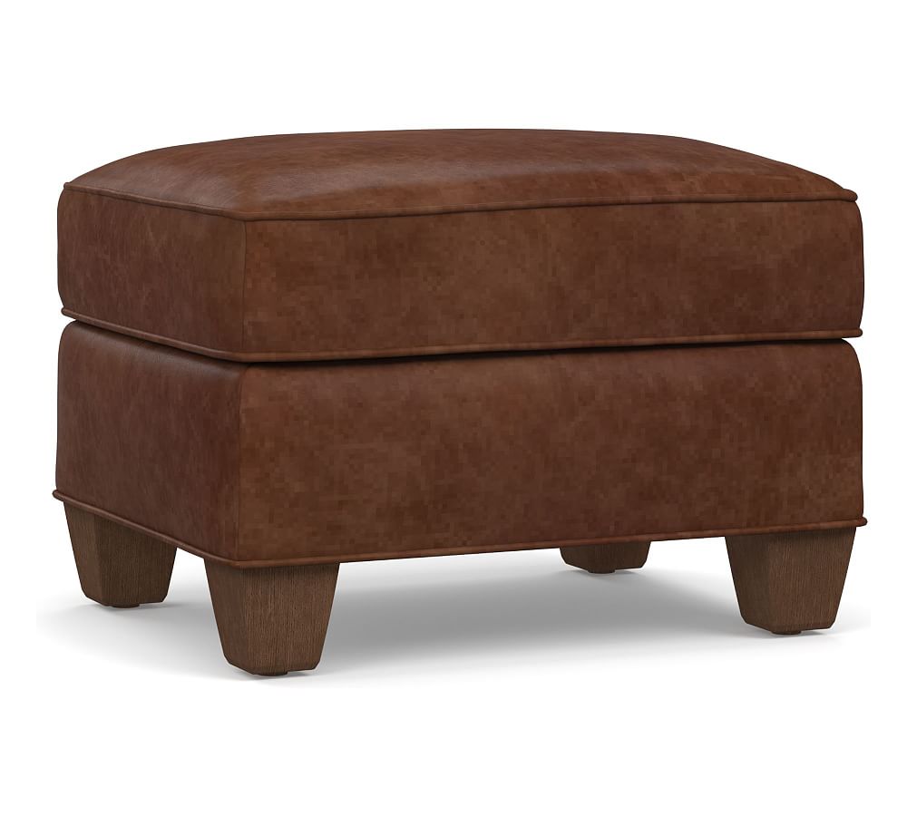 Great Choice Products Small Foot Stool With Handle, Whisky Brown