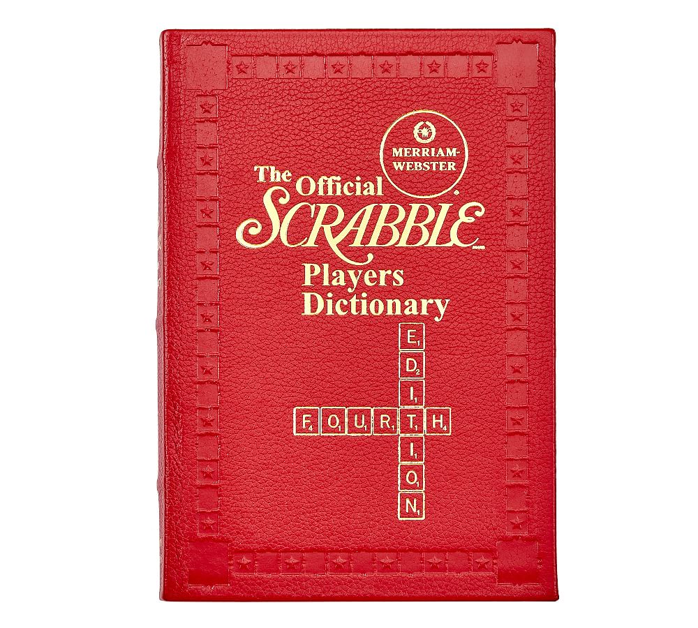 Leather-Bound Scrabble Dictionary