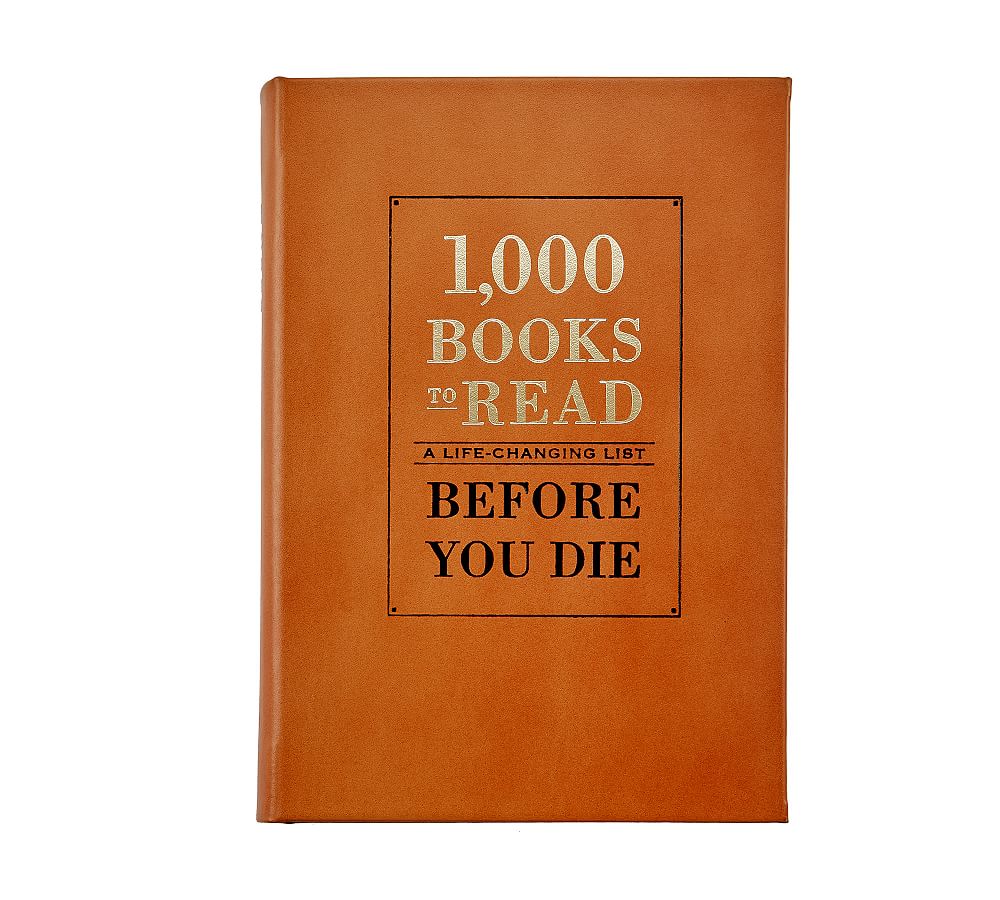 1,000 Books To Read Before You Die Leather-Bound Book