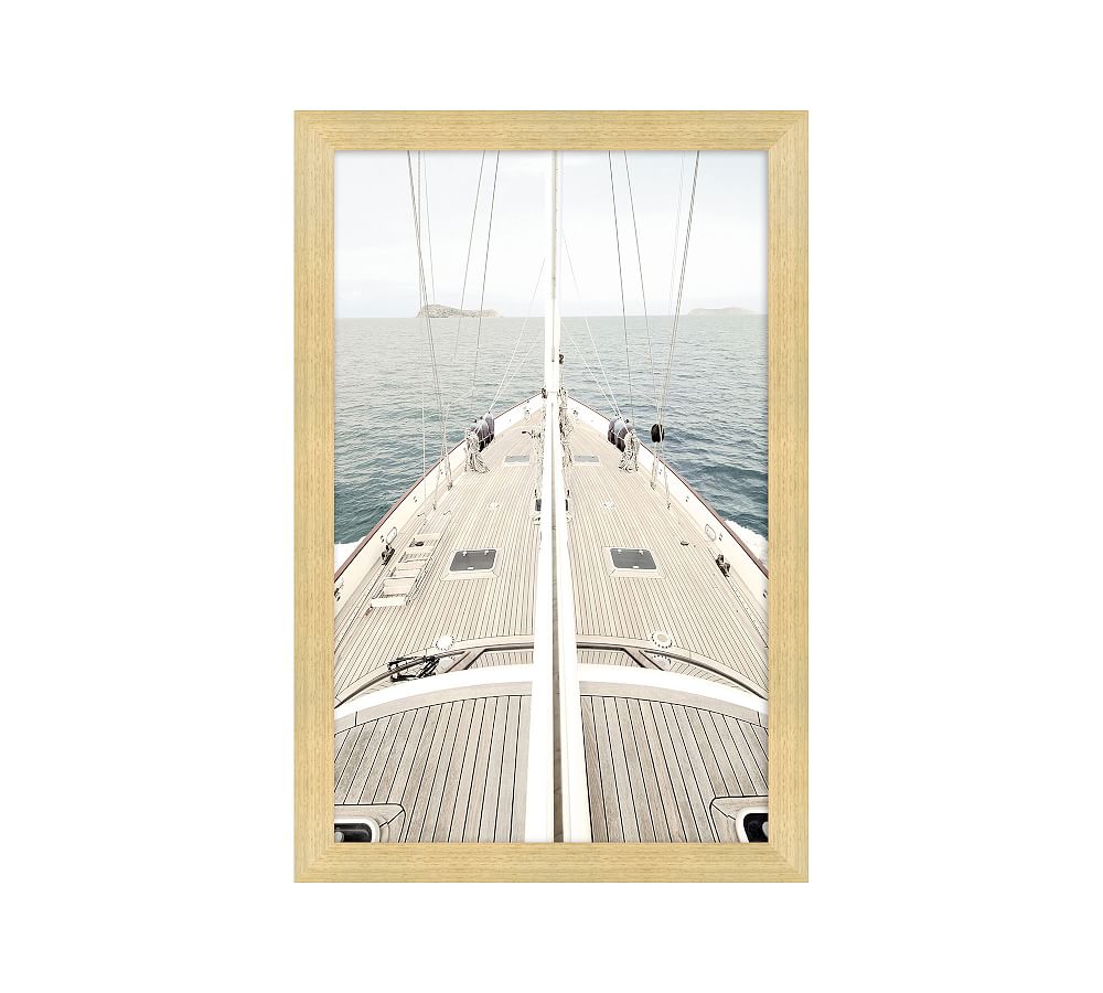 Sailing North Framed Print