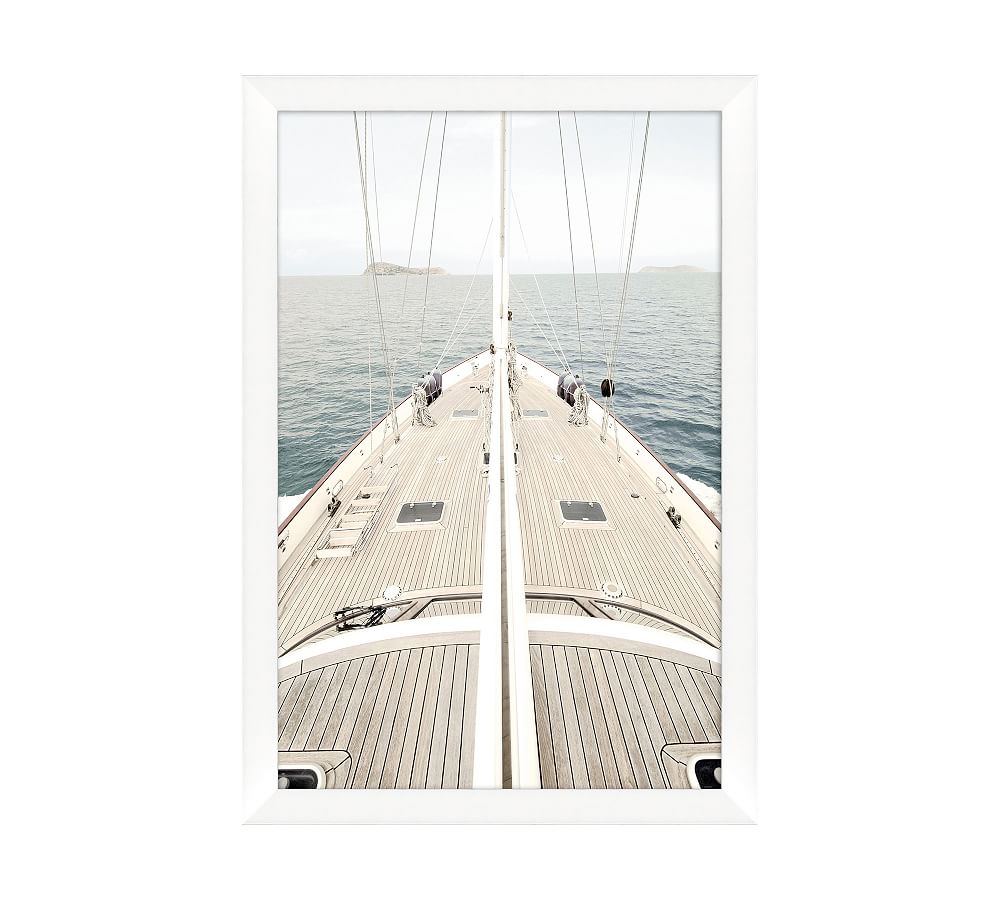 Sailing North Framed Print
