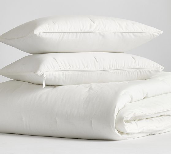 3-Piece Silas Solid Comforter & Shams Set | Pottery Barn