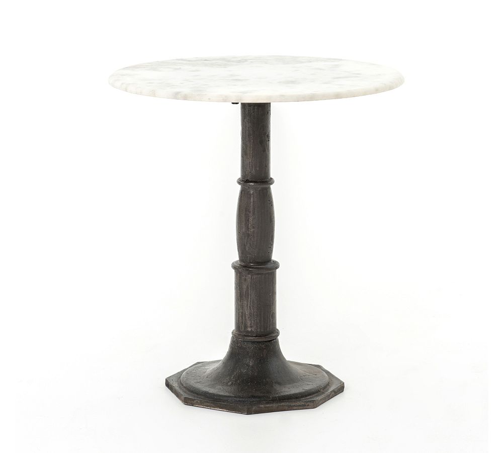 Christie Round Marble End Table