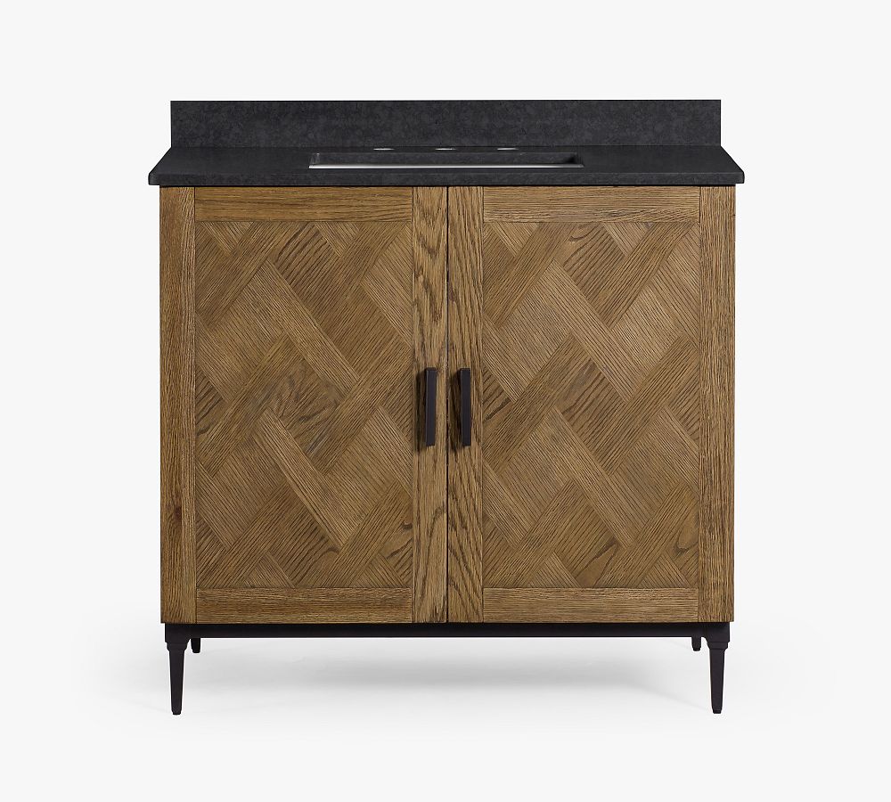 Parquet 36" Single Sink Vanity | Pottery Barn