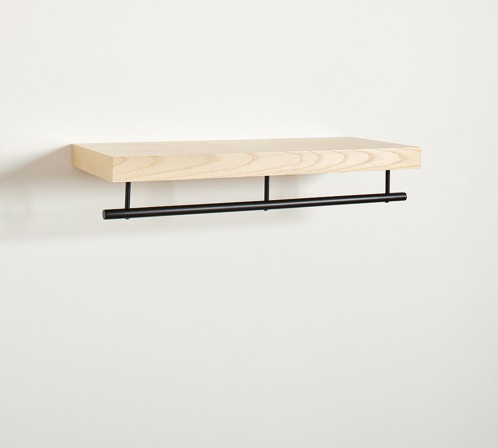 Brighton Closet Shelf With Rail Pottery Barn