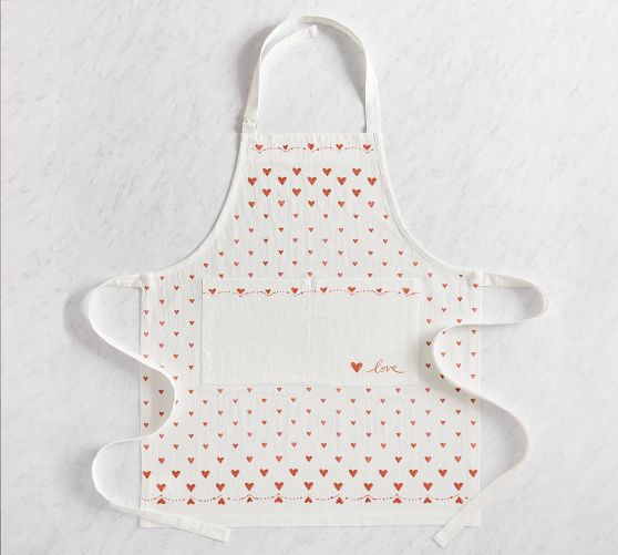 Painted Hearts Apron Pottery Barn