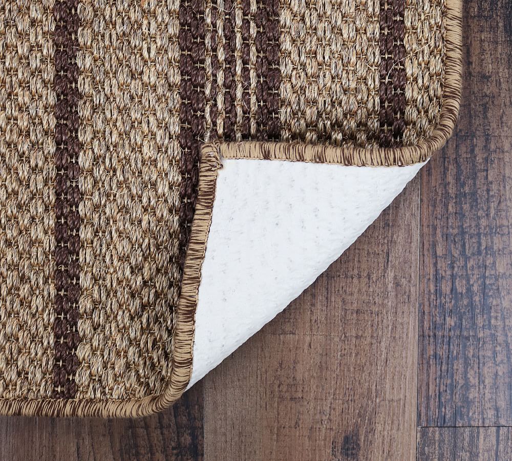 Custom Striped Sisal Rug Pottery Barn