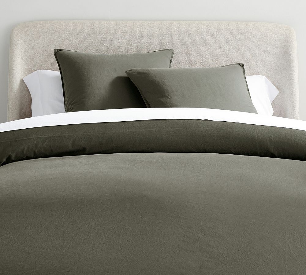 Dream Brushed Organic Cotton Duvet Cover Pottery Barn