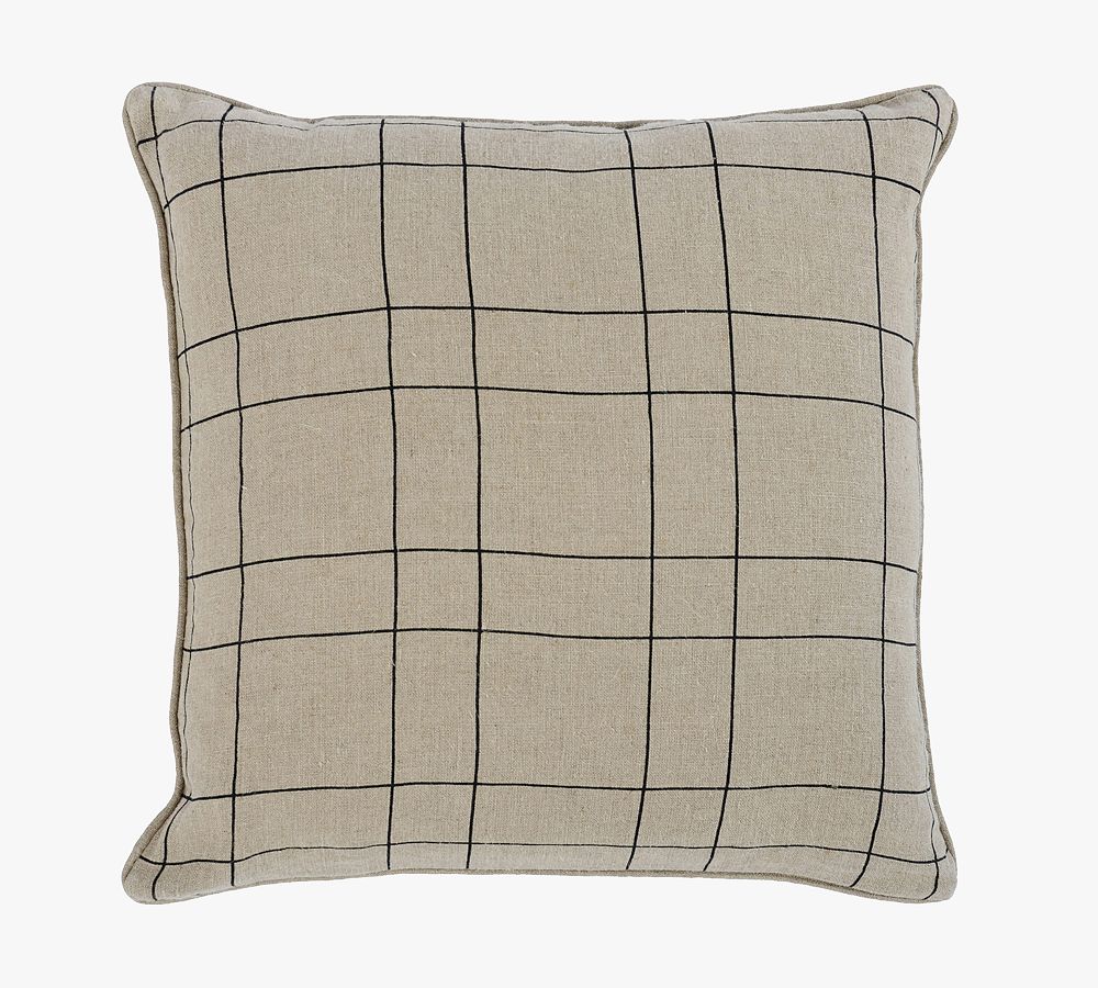 Lizana Belgian Flax Linen Pillow Cover