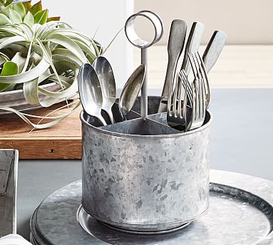 Galvanized Utensil Caddy – Lange General Store