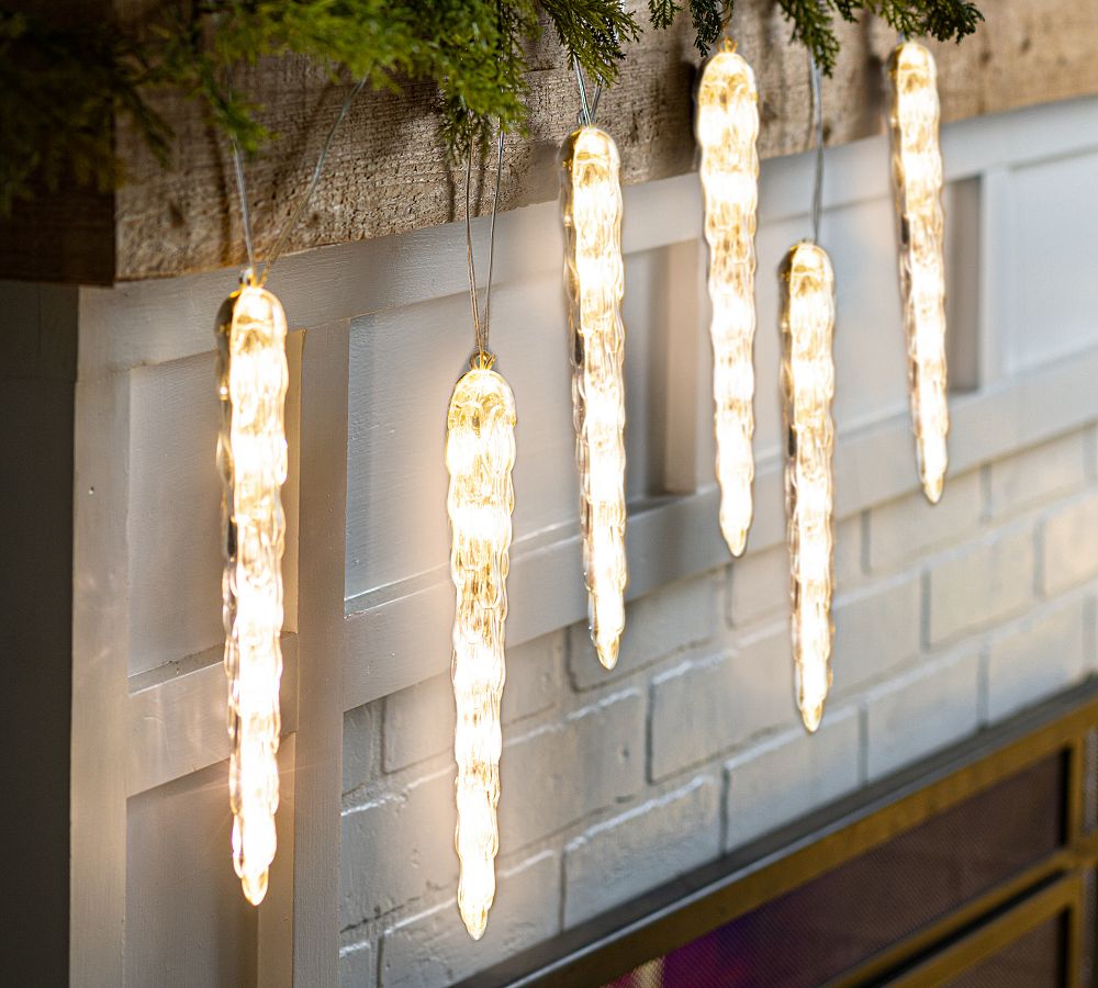 Icicle String Light Garland
