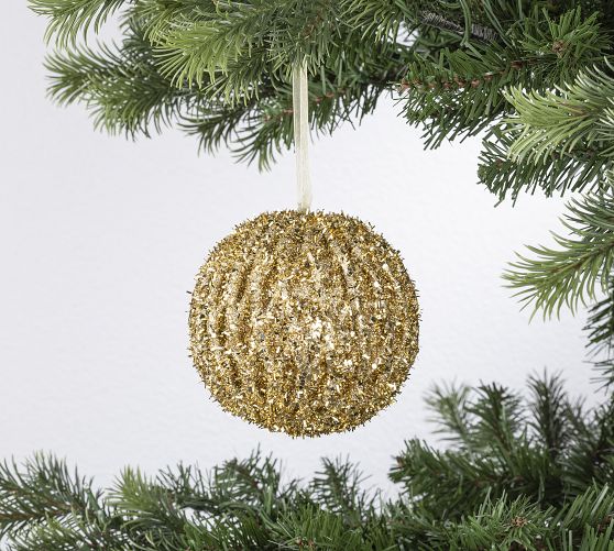 Shatterproof Gilded Gold Star Ornament Sets | Pottery Barn