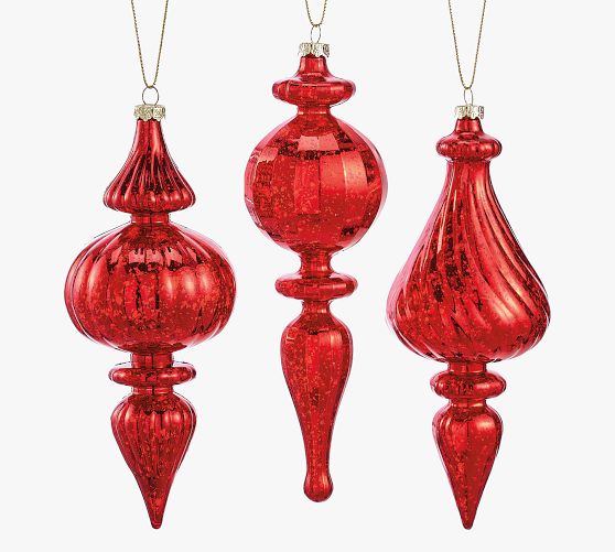 Shatterproof Jolly Red Ornaments Set | Pottery Barn