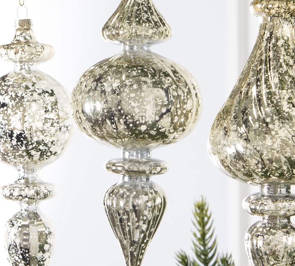 3 Shatterproof Ornament Box Set - Star Gold