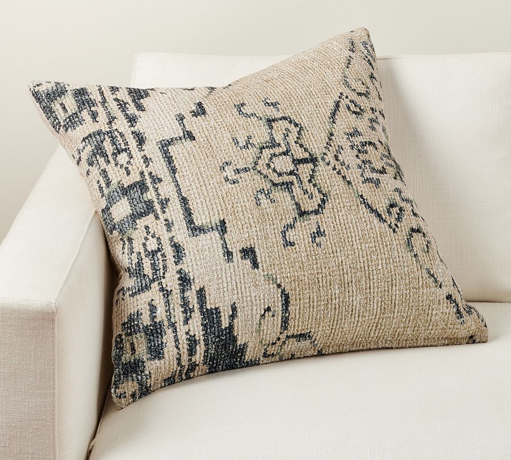 Motion jute sales throw pillow