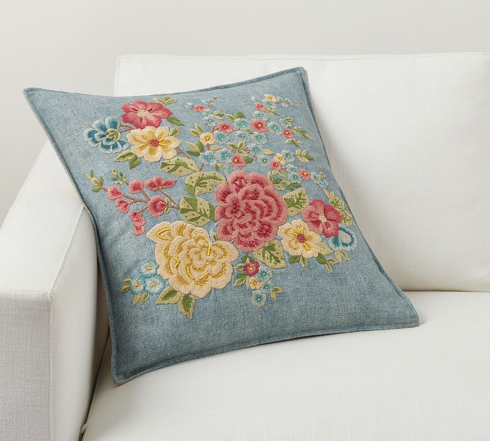 Floral pillows hotsell pottery barn