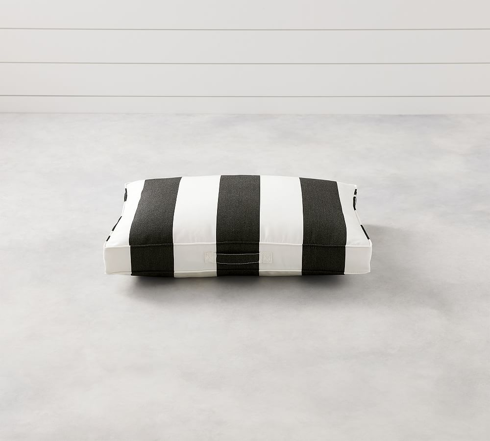 Sunbrella Awning Striped Indoor/Outdoor Pet Bed