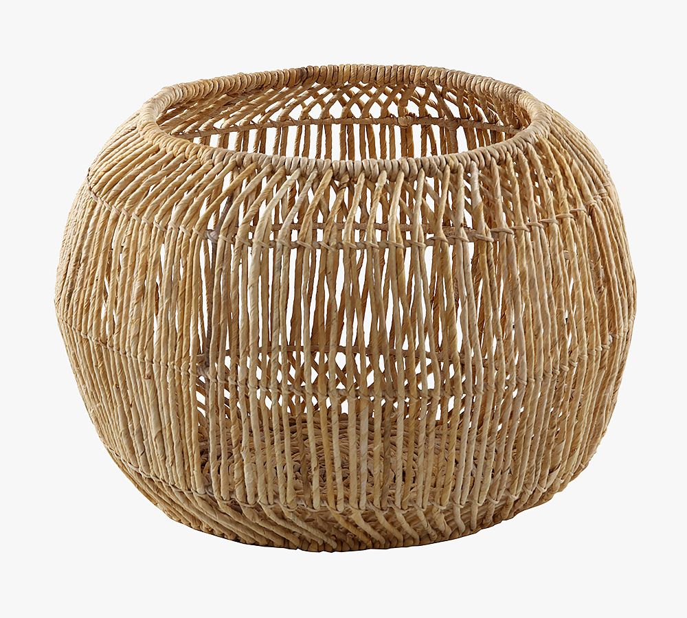 Leo Round Handwoven Basket