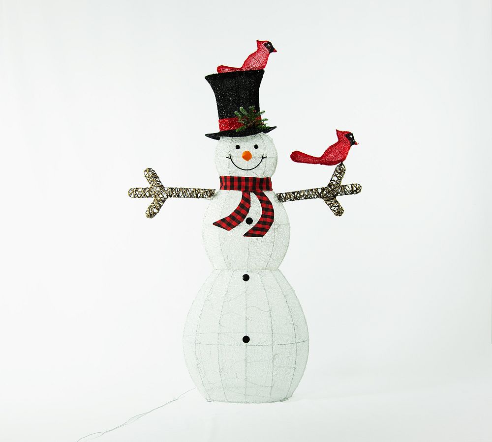 Lit Frosty Snowman