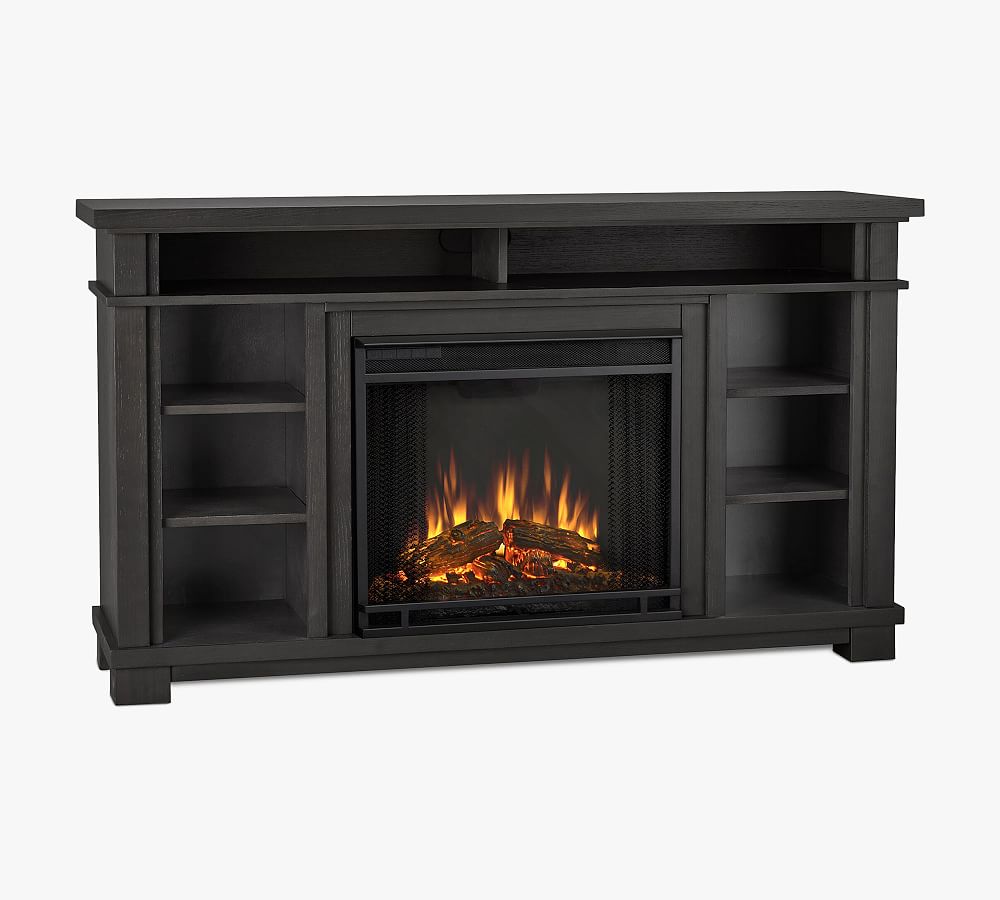 Pottery Barn Real Flame® Tracey Grand Electric Fireplace Media Cabinet ...