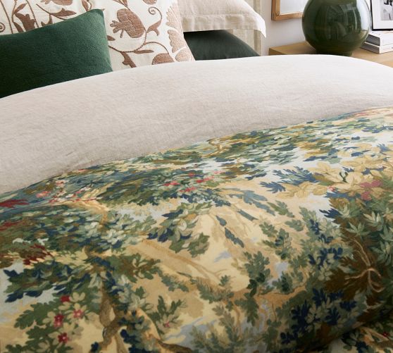 Greenwood Percale Duvet Cover & Shams Pottery Barn