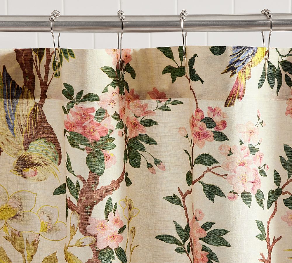 Nola Floral Shower Curtain Pottery Barn