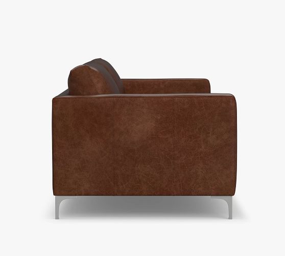 Jake Leather Sofa | Pottery Barn