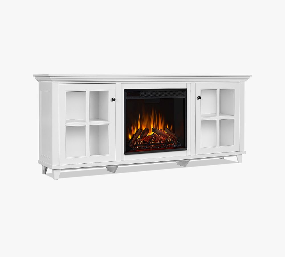 Pottery Barn Real Flame® Renzo Electric Fireplace Media Cabinet | The ...