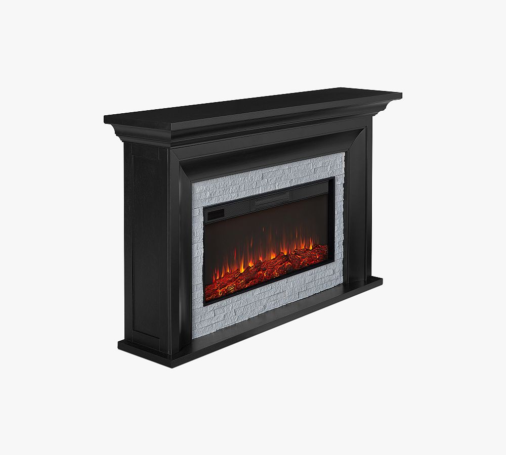 Idalia Electric Fireplace Pottery Barn