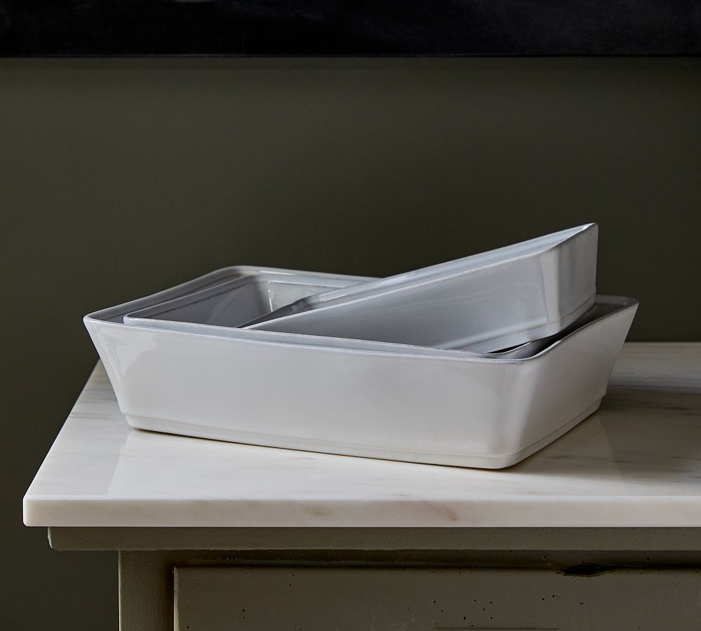 Costa Nova Recycled Clay Ceramic Bakeware, Pie Dish, Baker & Loaf