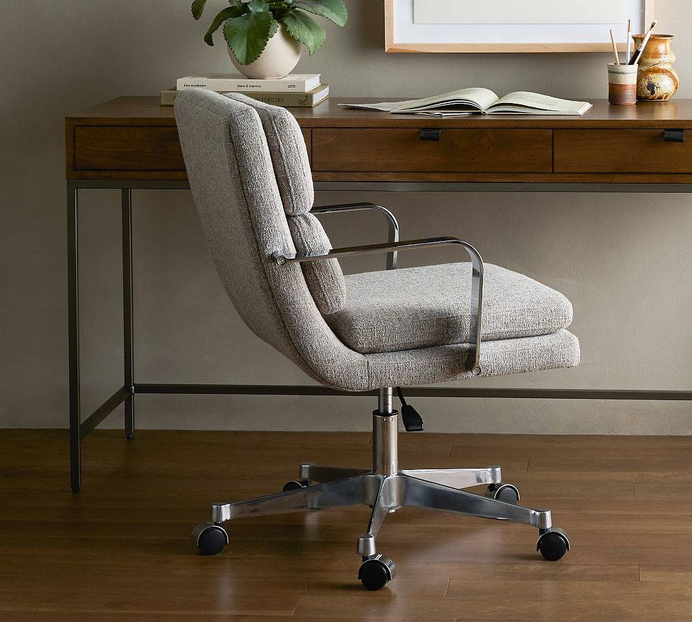 Gideon Upholstered Swivel Desk Chair