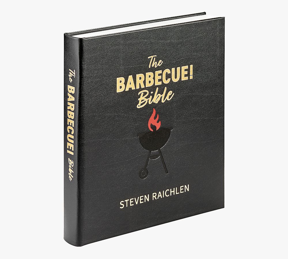 The BBQ Bible By Steven Raichlen Leather-Bound Book