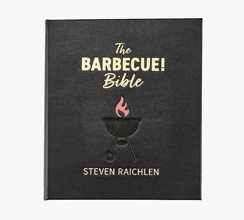 The BBQ Bible By Steven Raichlen Leather-Bound Book