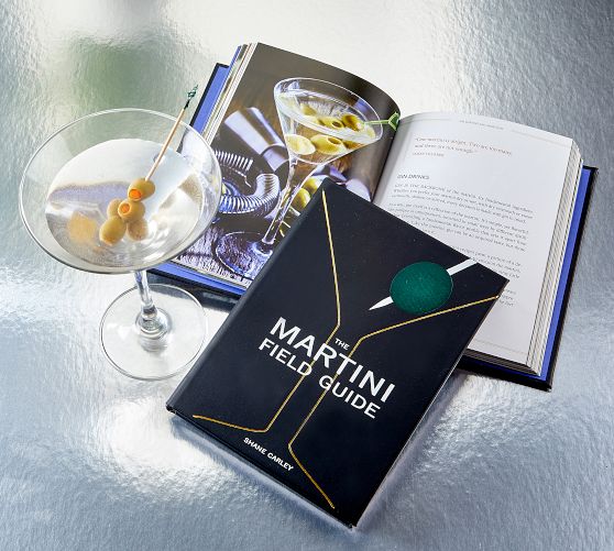 The Martini Field Guide By Shane Carley LeatherBound Book Pottery Barn