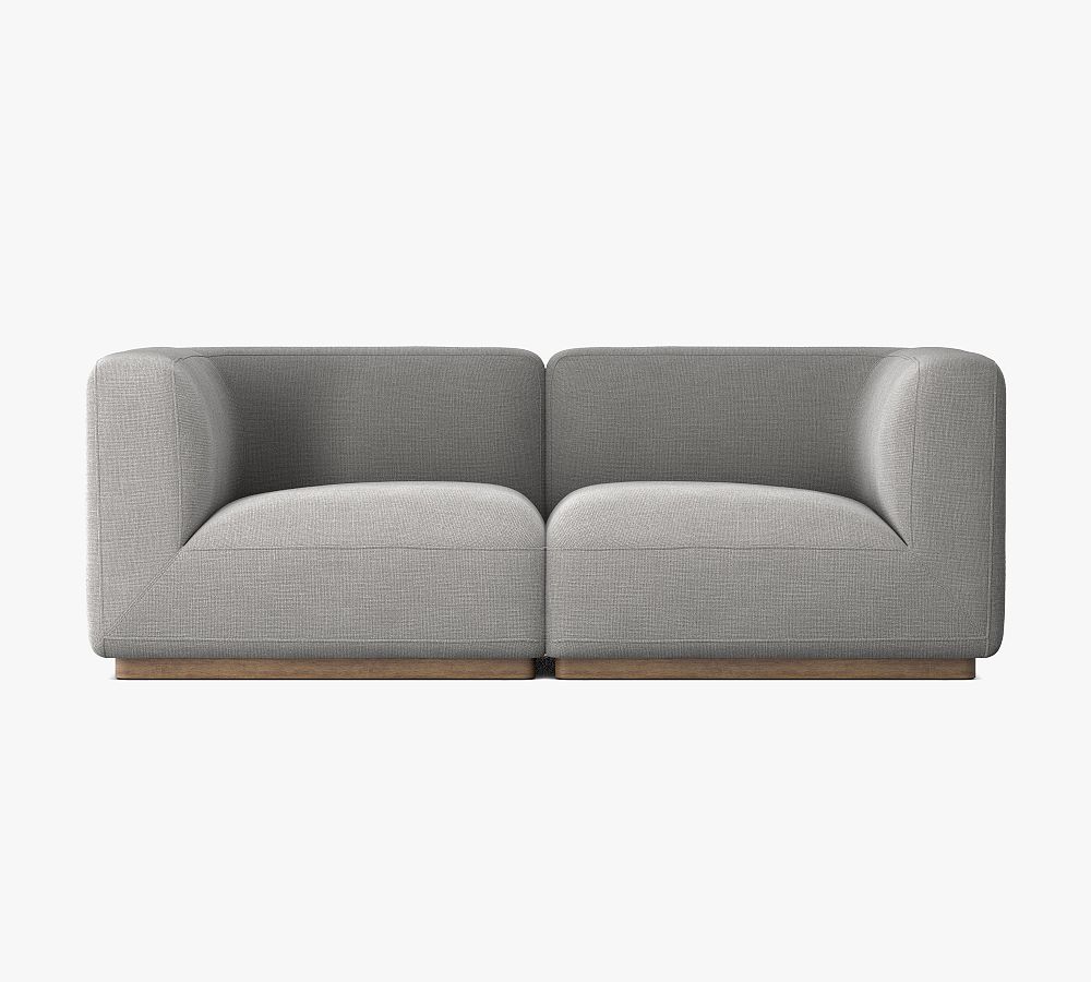 Mila Upholstered Square Arm Modular Sofa