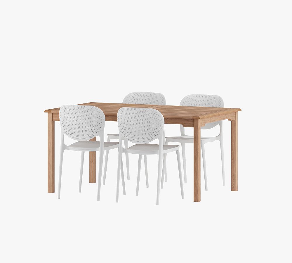 Fiber dining table online set