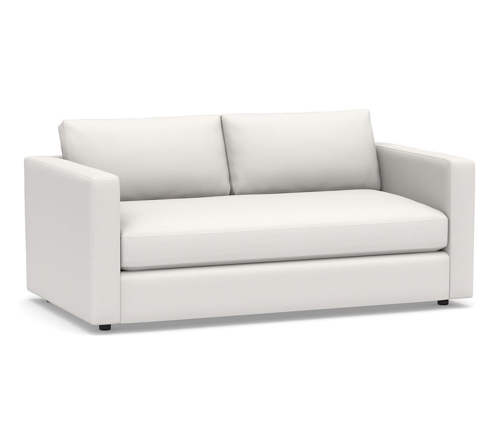 OPEN BOX Jake Modular Upholstered Loveseat 2x1 71", Polyester Wrapped Cushions, Sunbrella