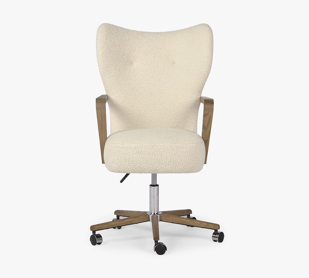 Jones Upholstered Swivel Desk Chair
