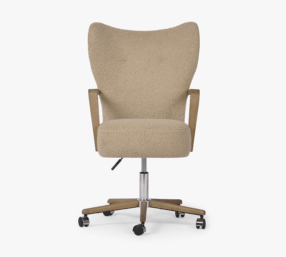 Luka Upholstered Swivel Desk Chair