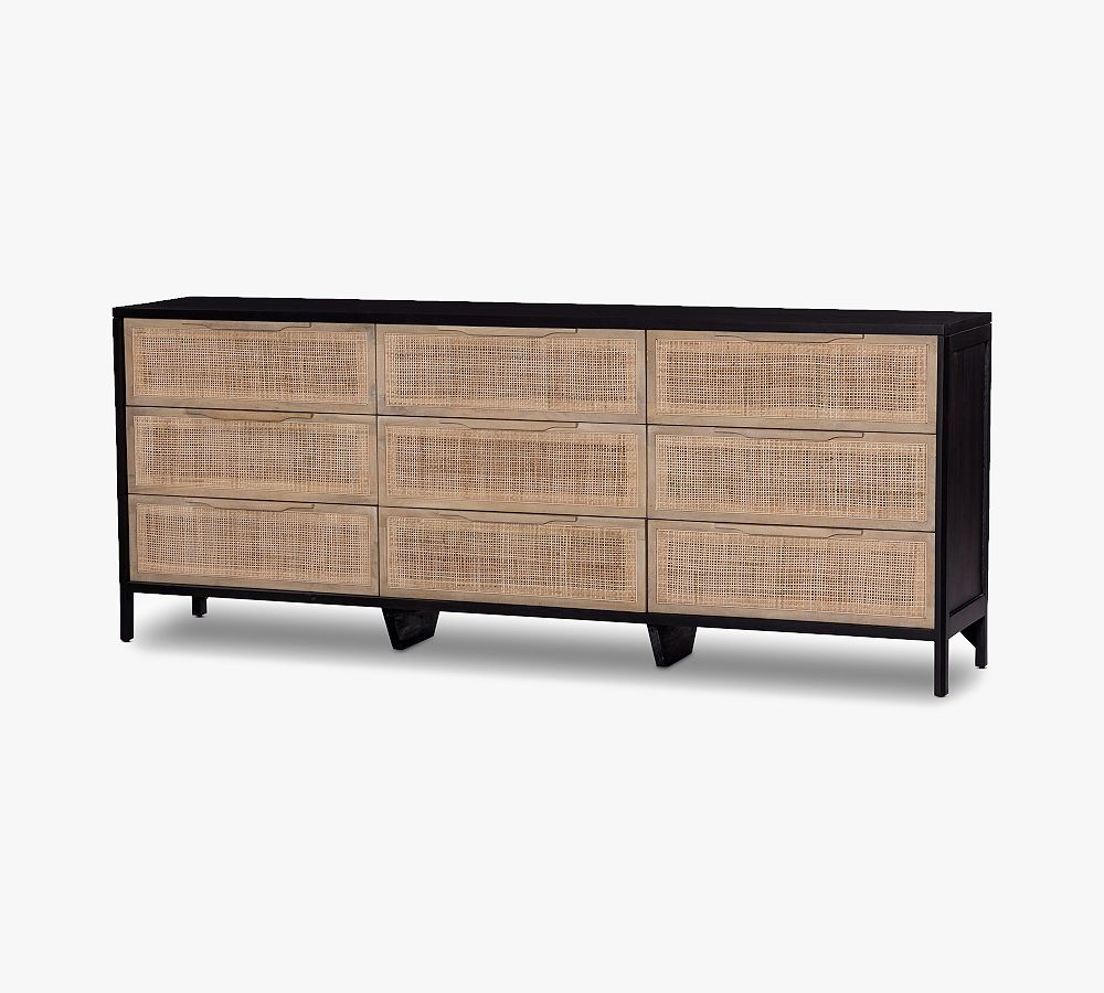 Dolores 9-Drawer Cane Dresser | Pottery Barn