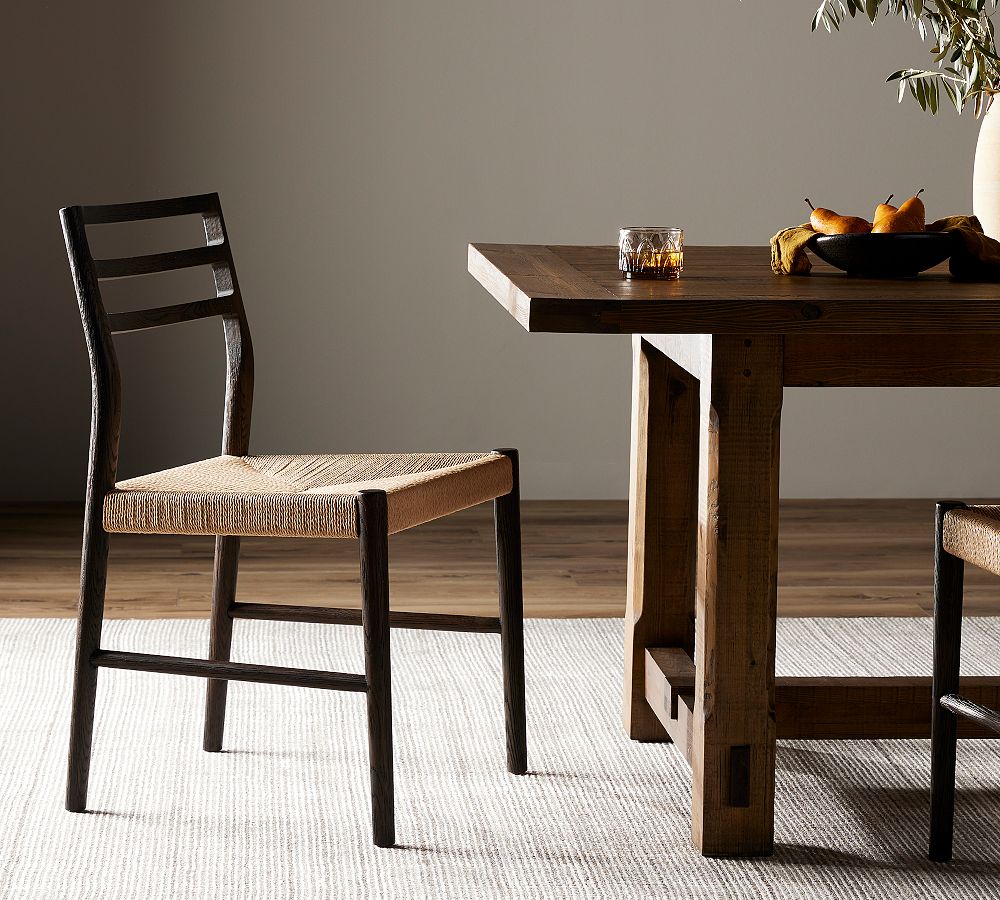 Quincy Woven Dining Chairs Set of 2 Pottery Barn